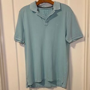 American Eagle Outfitters Men’s Super Soft Icon Green Polo Shirt Size Med NWOT